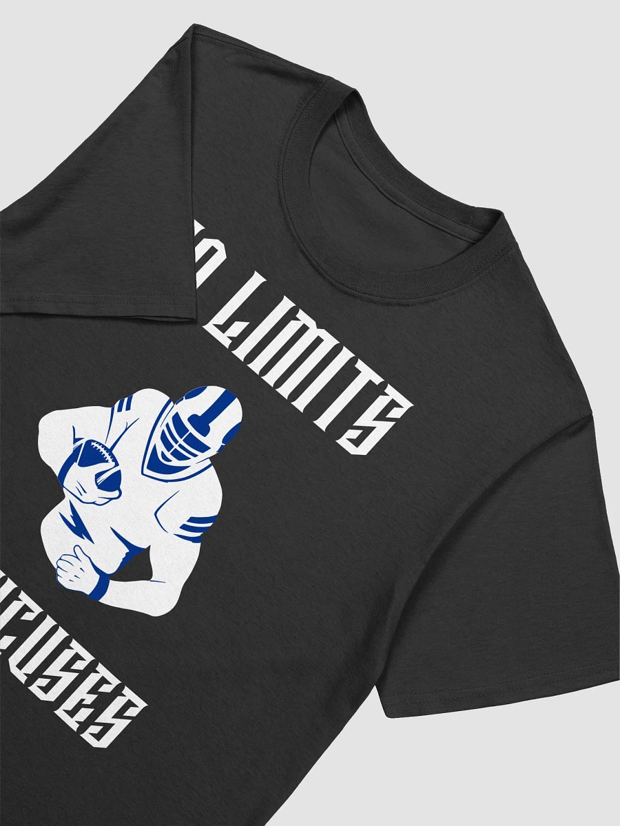 No limits, no excuses football t-shirt product image (3)