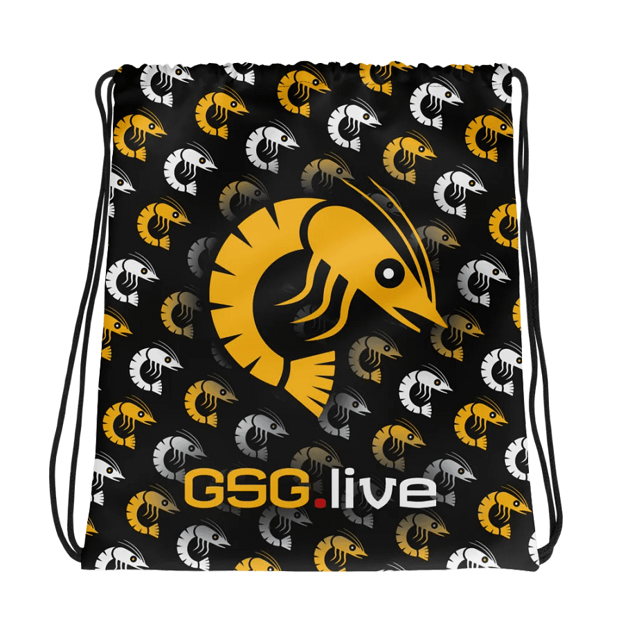 GSG.live Shrimp Drawstring Bag product image (1)