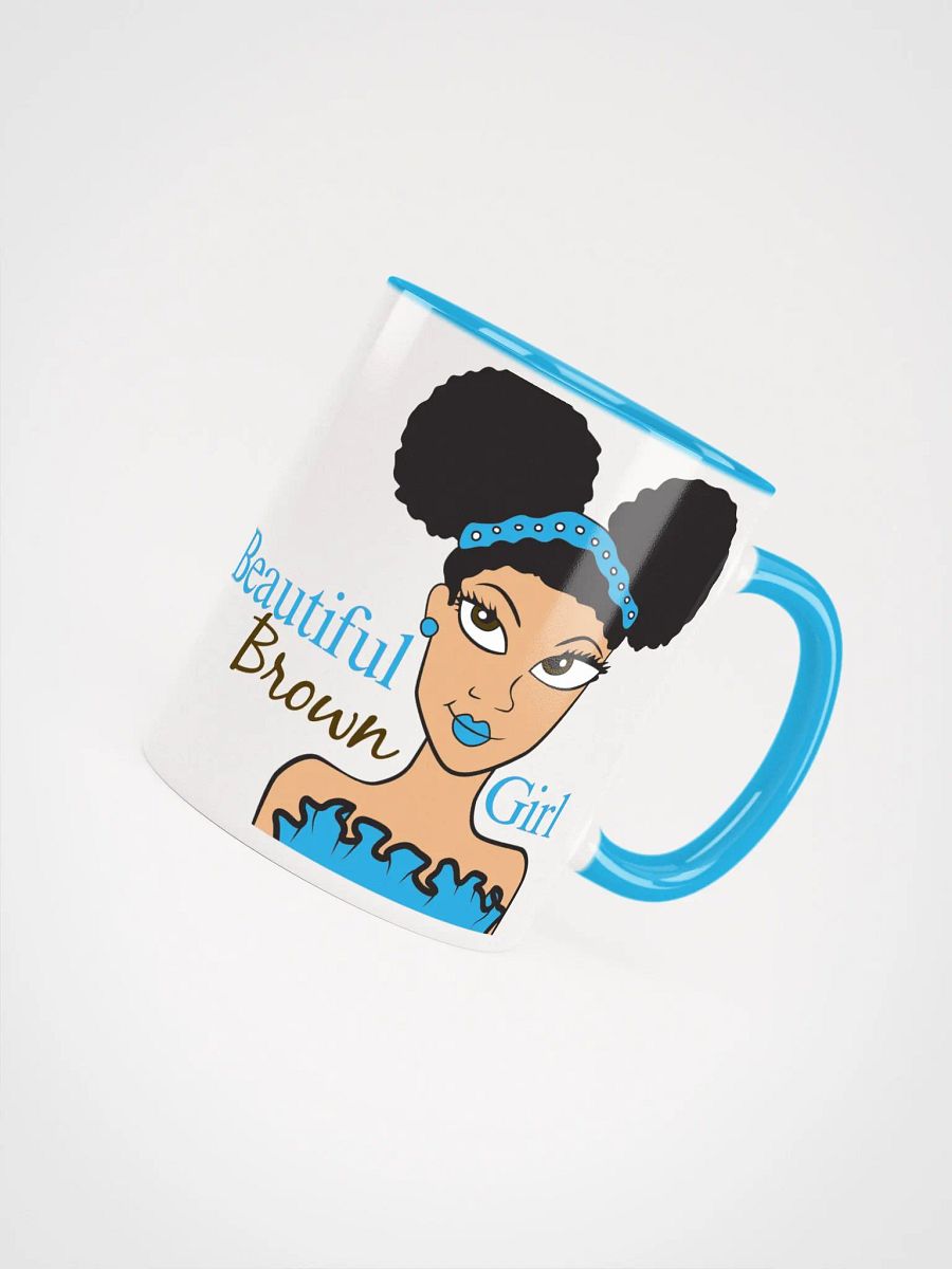Beautiful Brown Girl Ceramic Mug - Cream product image (5)