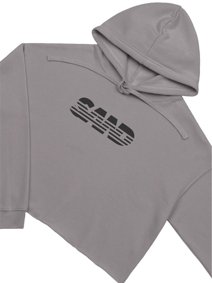 Black SAND Crop Hoodie product image (2)