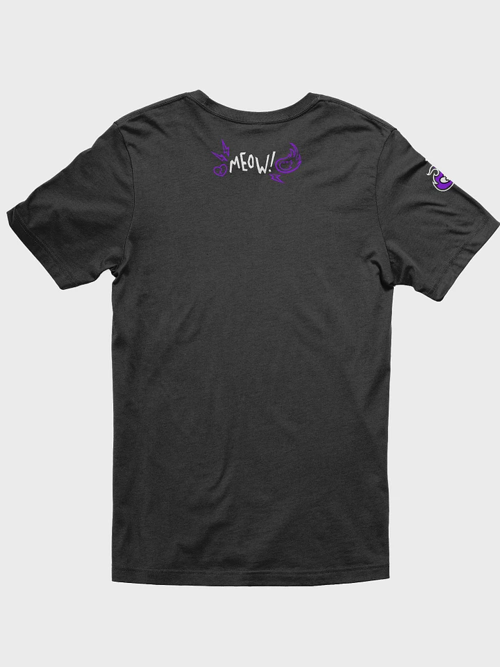 Heartbreaker Virtual Meow // T-Shirt - Purple - Dark Mode product image (2)