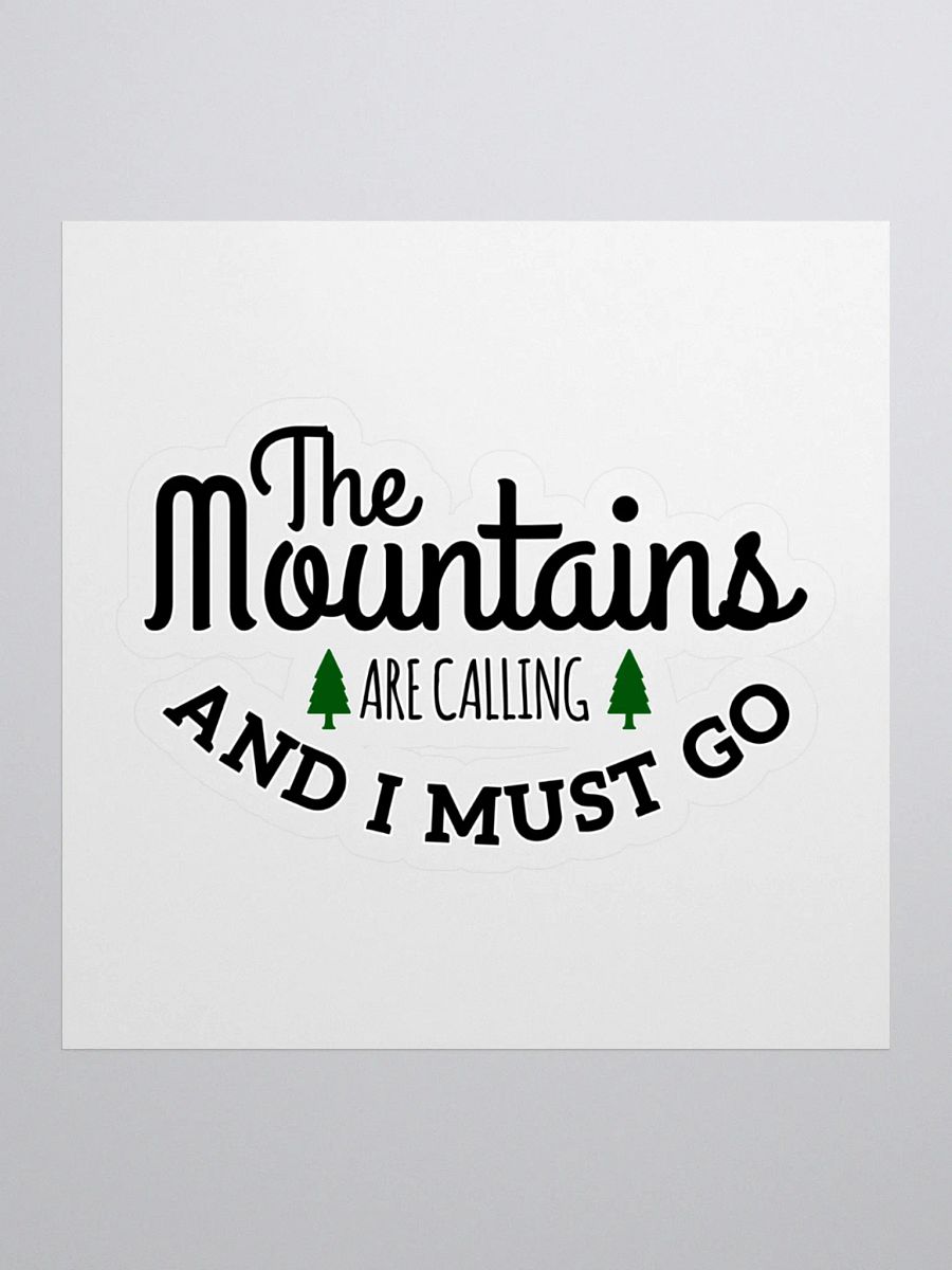 Mountain Calling Kiss Cut Stickers product image (1)