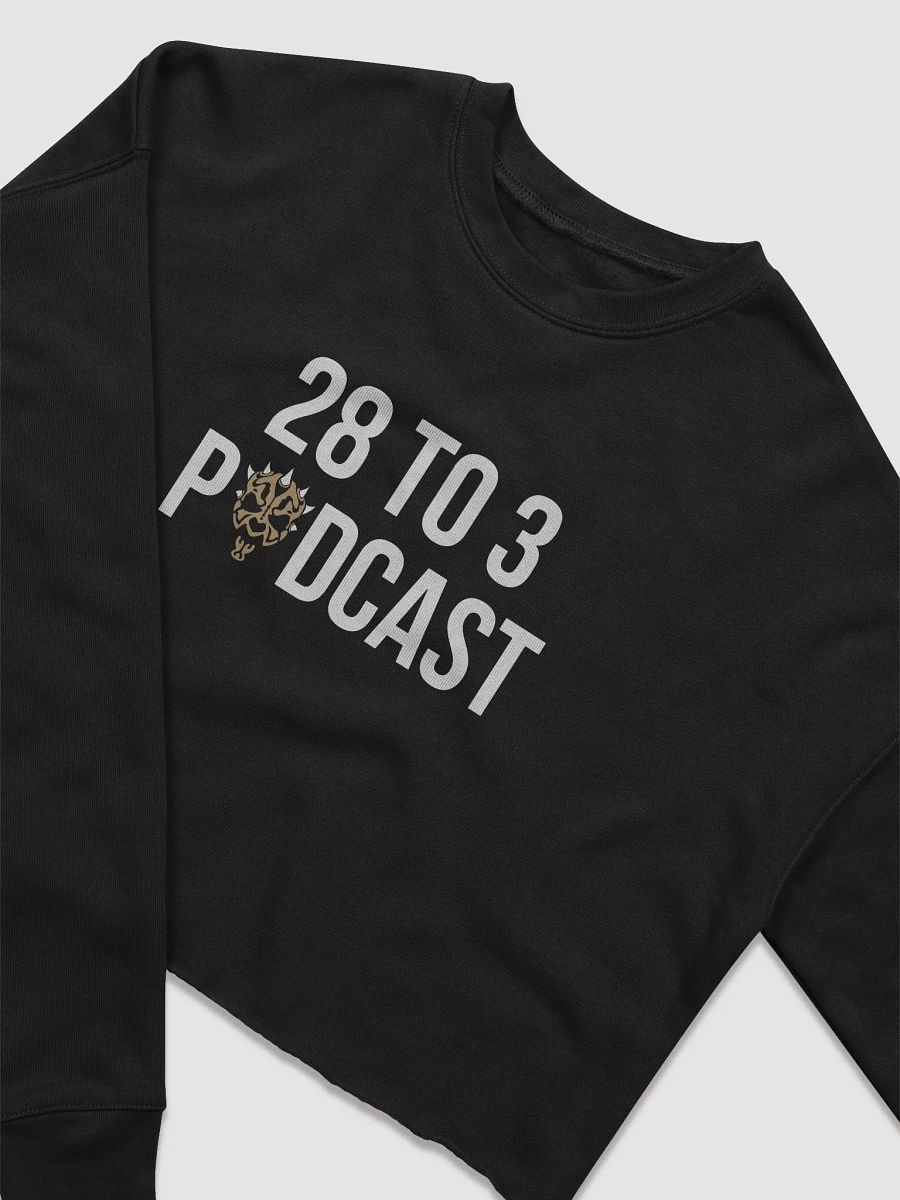 The 28 to 3 Podcast Fleece Crop Sweatshirt product image (3)