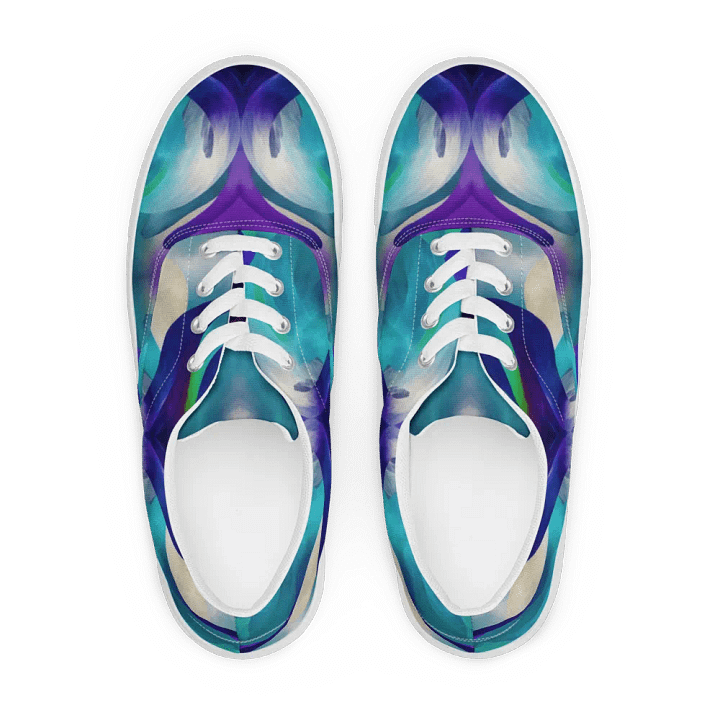 Ethereal Waves Women's Canvas Shoes product image (1)