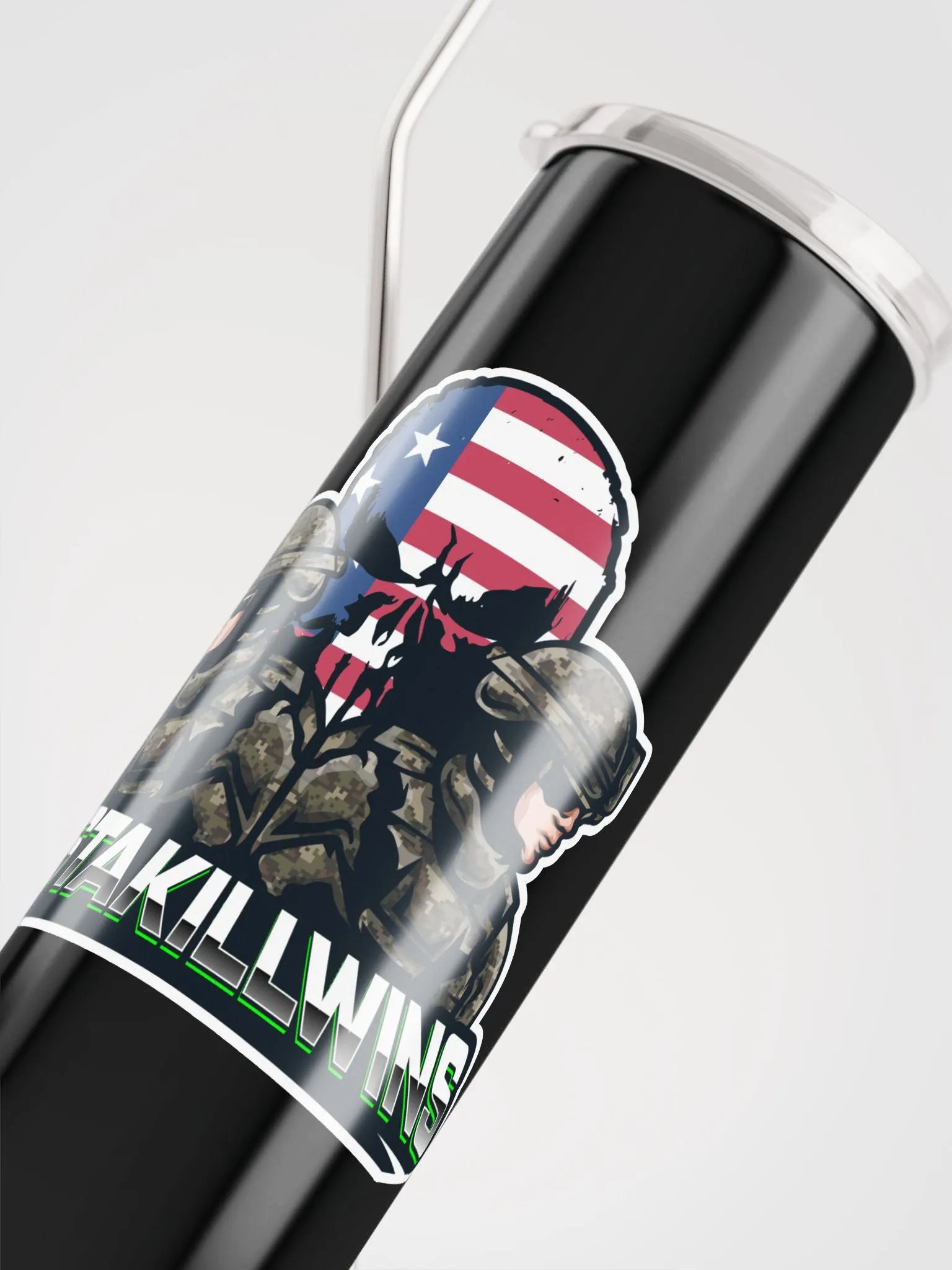Patriotic Soldiers Stainless Steel Tumbler product image (5)