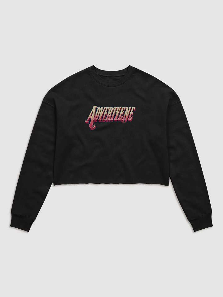 ADVERTENTE Women's Fleece Crop Sweatshirt product image (3)