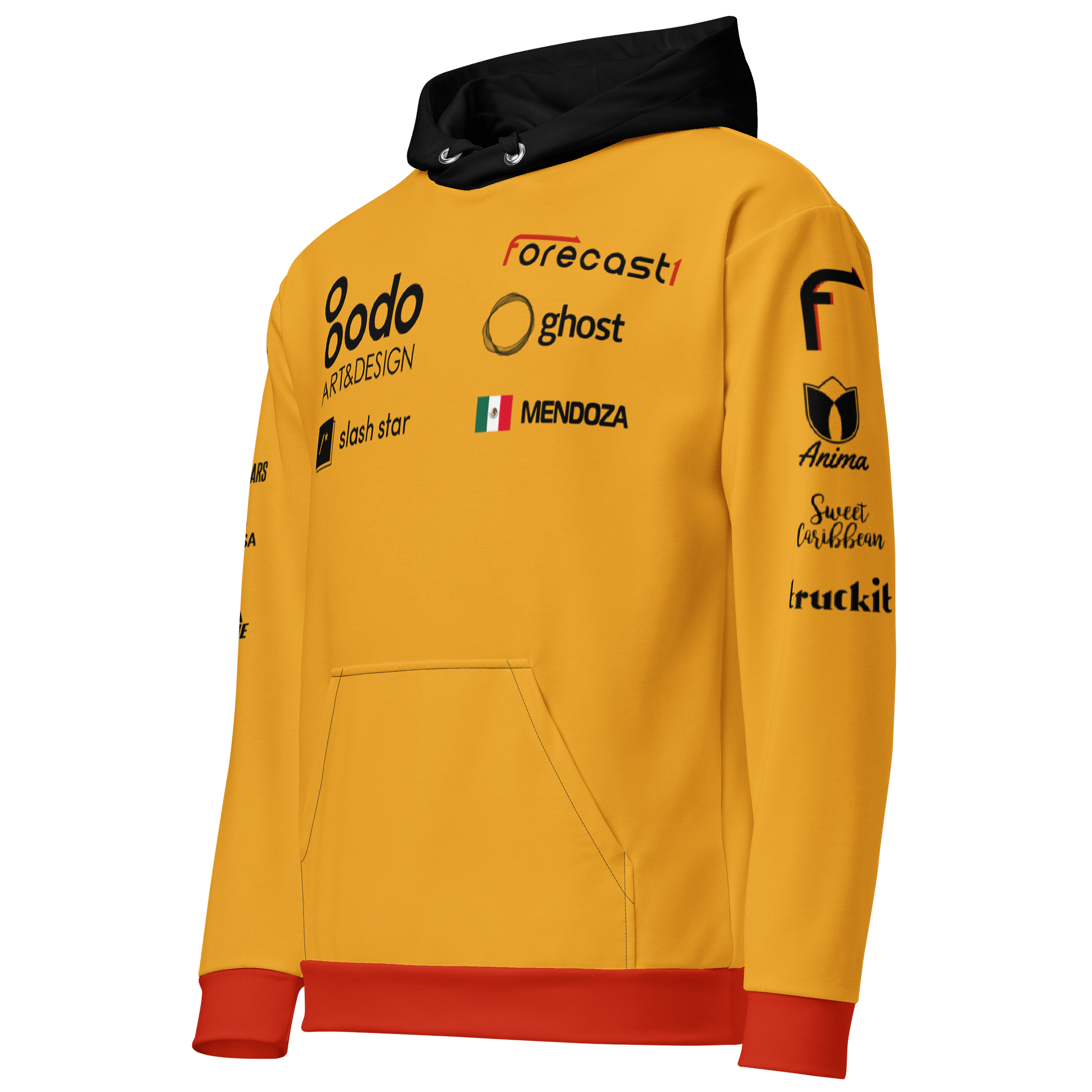 Mendoza - Yellow Hoodie Personalized product image (2)
