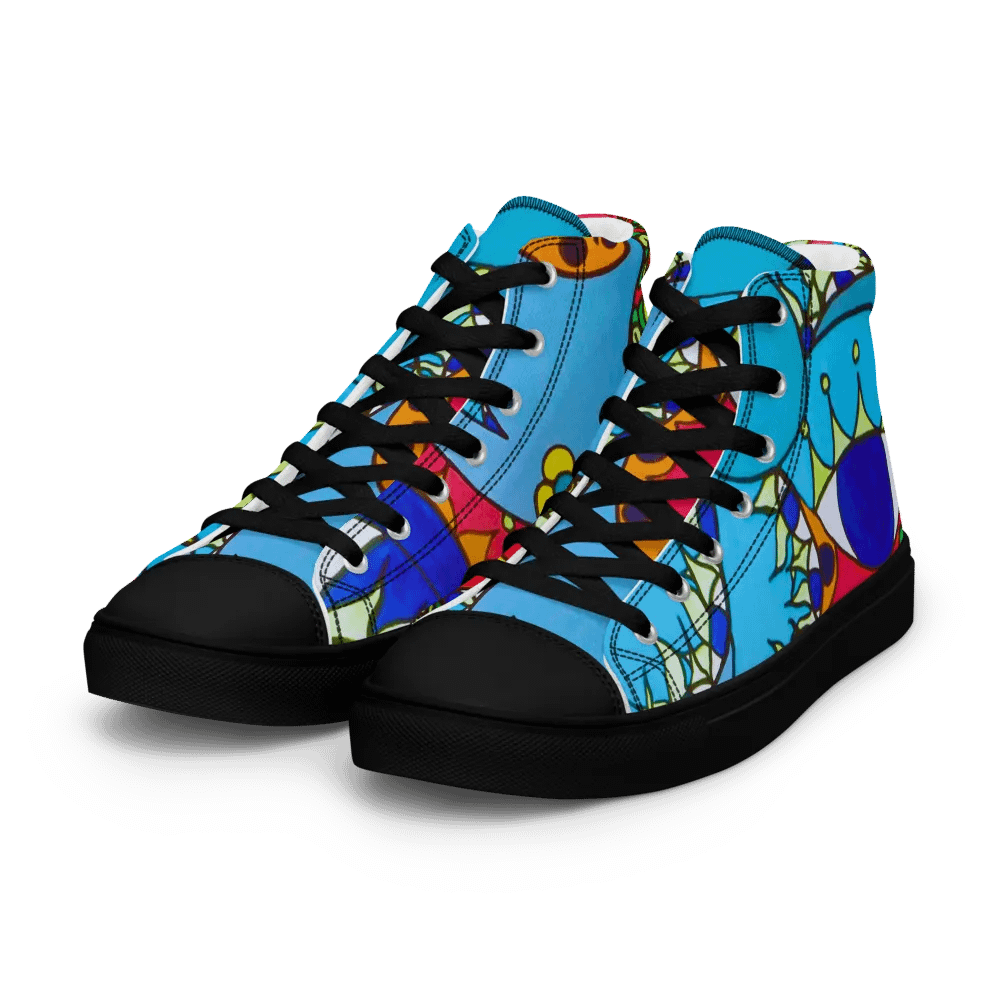 Women's Whimsical Eyes High Tops product image (7)