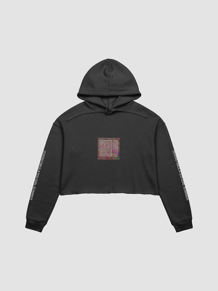 OVERSTIMULATED GIRL SUMMER cropped hoodie product image (2)