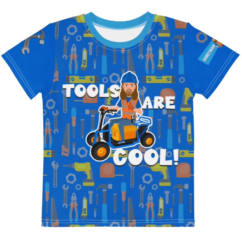 Tool Are Cool! Kids Crew Neck T-Shirt product image (1)