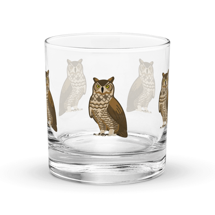 Owl Love You Forever Rocks Glass 2 product image (1)