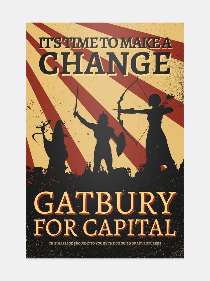 Gatbury for Capital Wall Poster (61cm X 91cm) product image (1)