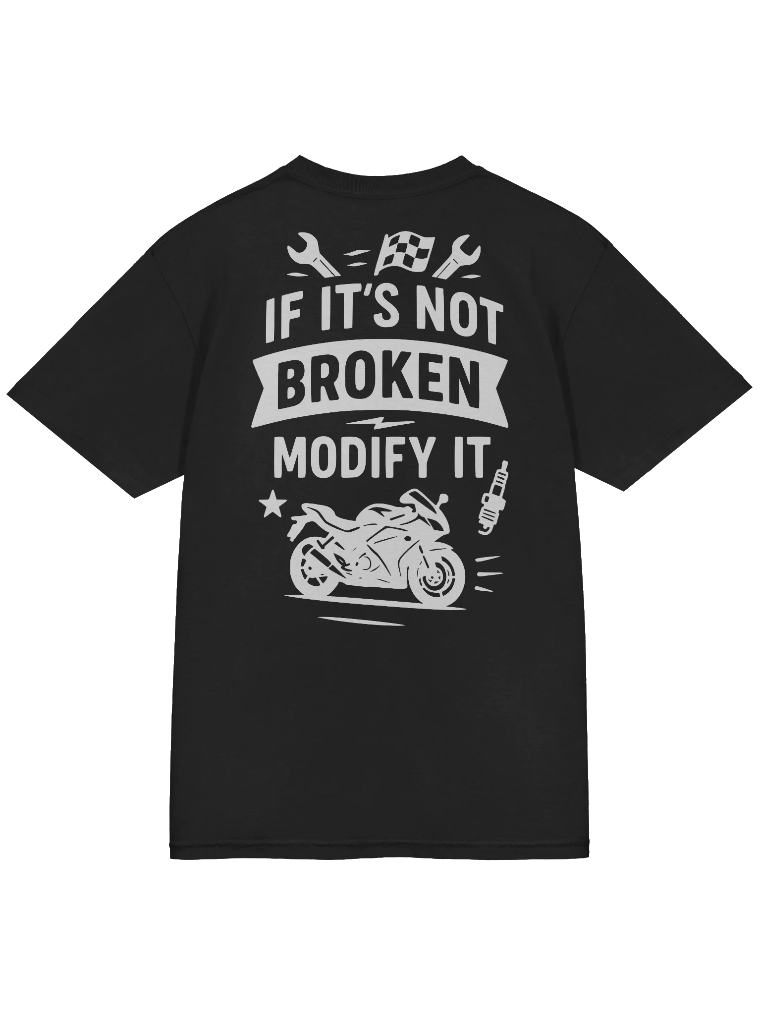 If Its Not Broken, Black T-Shirt product image (4)
