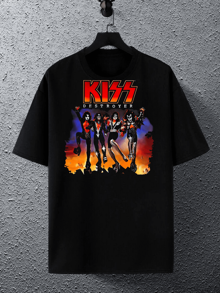 Kiss Destroyer Illustrated T-Shirt product image (1)