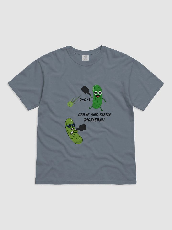 Serve and Sizzle Pickleball Heavyweight Cotton T-Shirt product image (1)