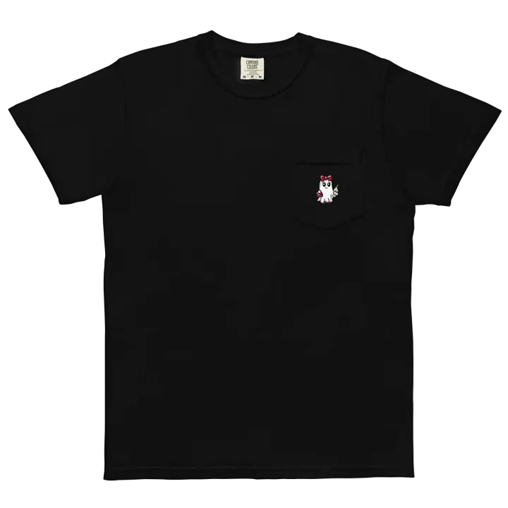 Stylish Ghost Cotton Pocket T-Shirt product image (1)