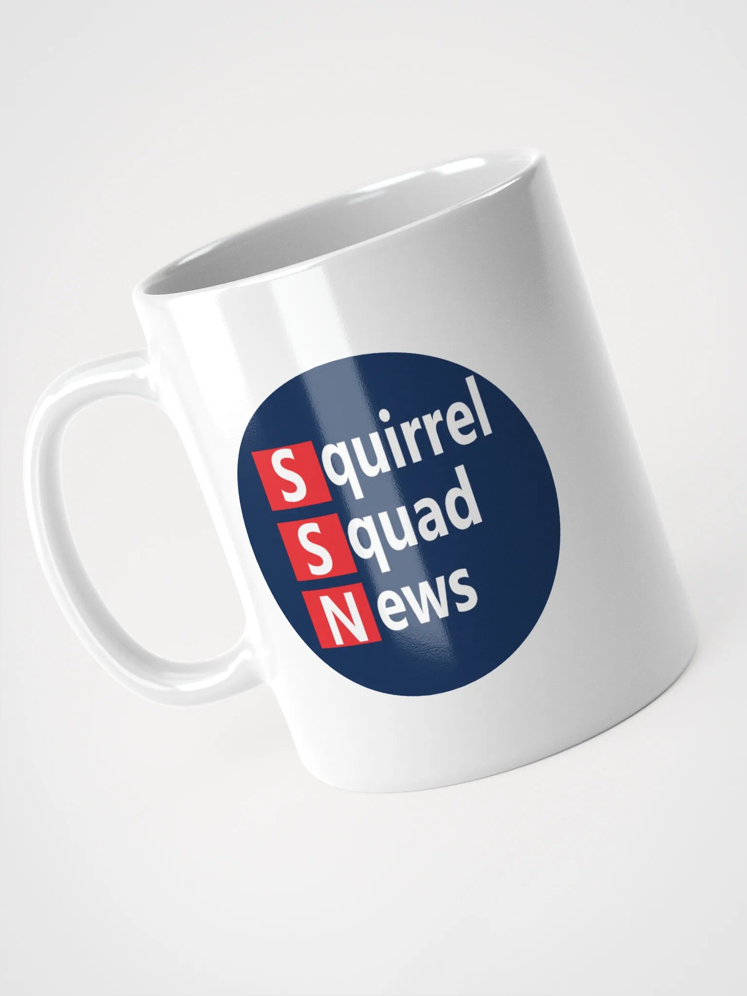 2D SSN Logo - White Glossy Mug Right Handed product image (4)
