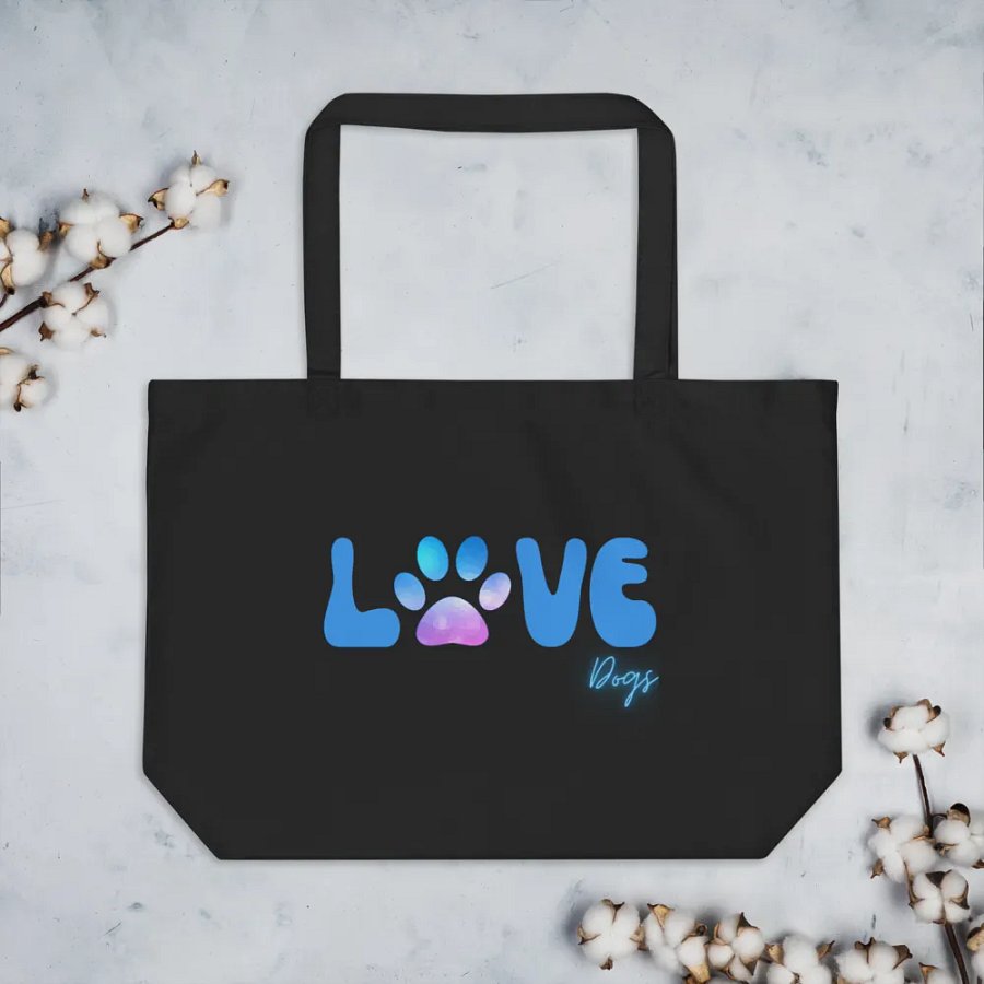 Pawfect Love Dogs Organic Canvas Tote product image (7)