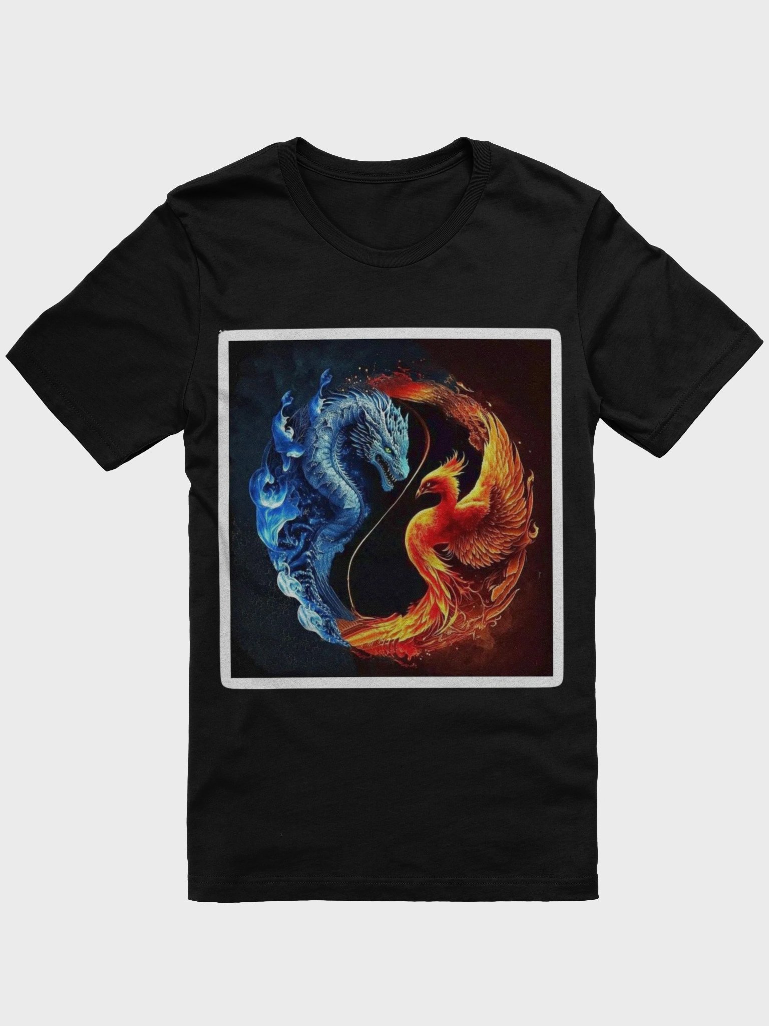 Dragon & Phoenix Yin-Yang T-Shirt product image (1)