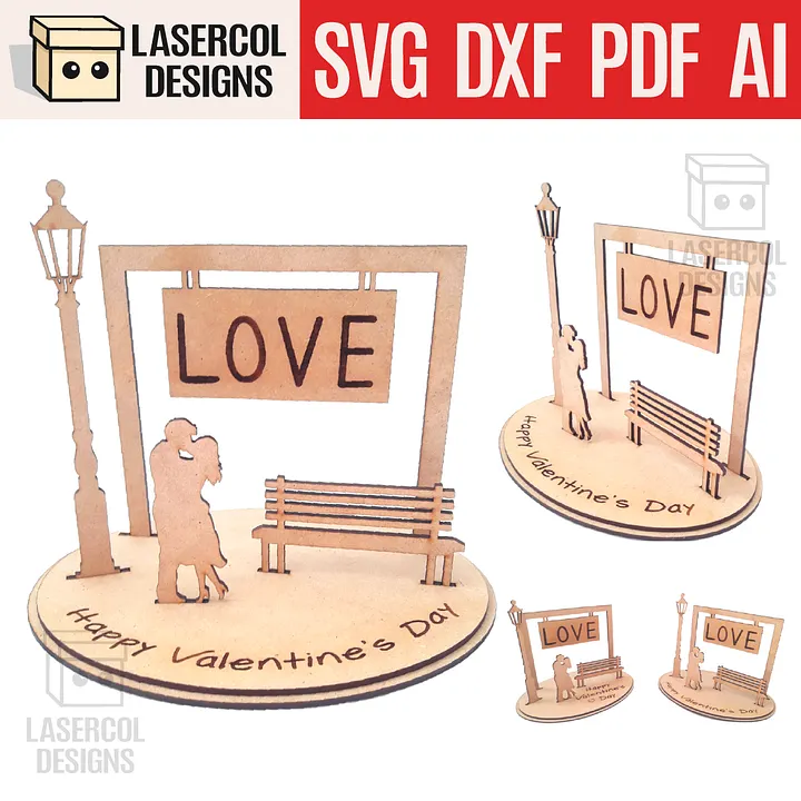 Valentine's Day Gift - Laser Cut Files product image (1)