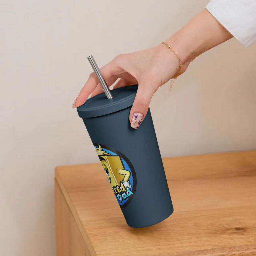 TheButteredDad Tumbler W/Straw product image (8)