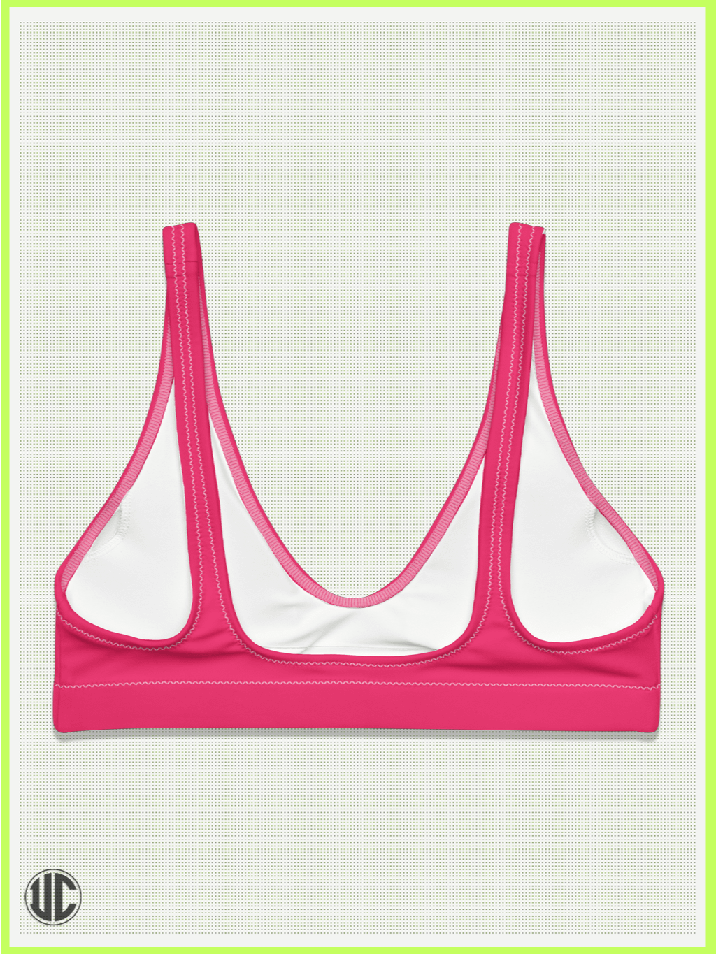 UnkoCon – Power Pink Bikini Top product image (2)