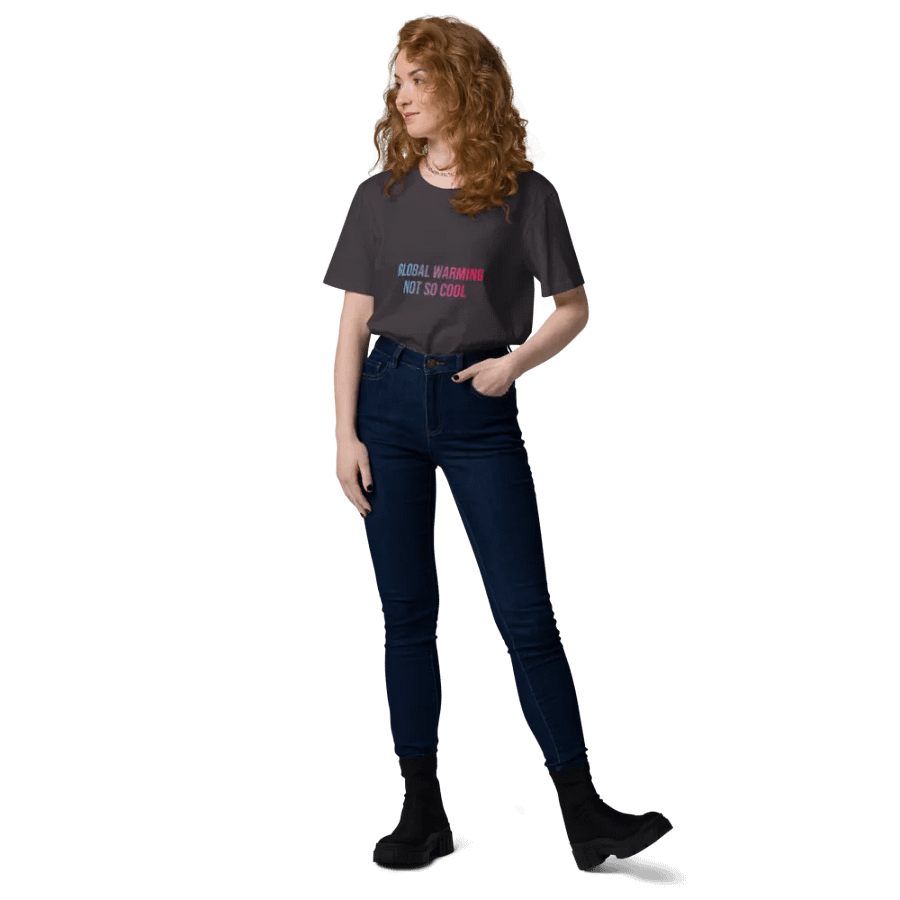 Global Warming Distorted Reality Organic Tee product image (178)