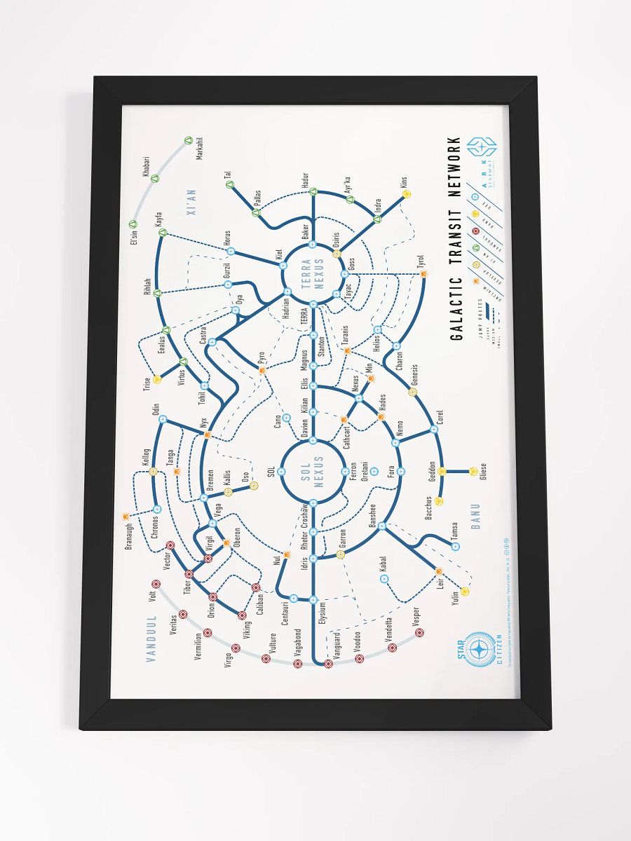 Galactic Transit Map product image (4)