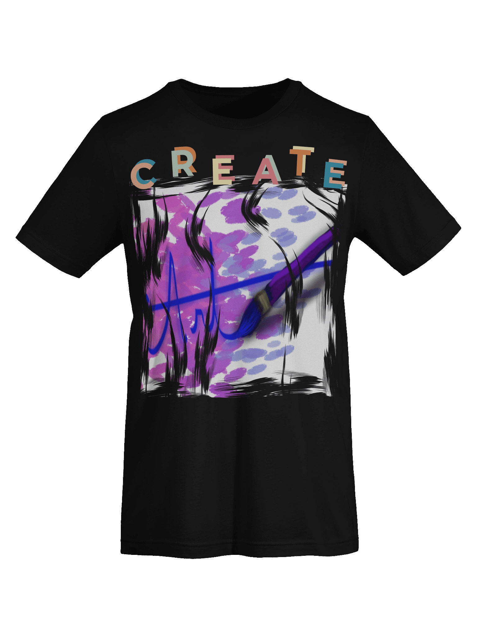 Create Art Paintbrush T-Shirt product image (7)