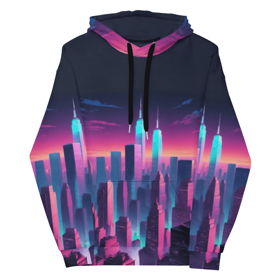 Vaporwave New York City All Over Print Hoodie product image (11)