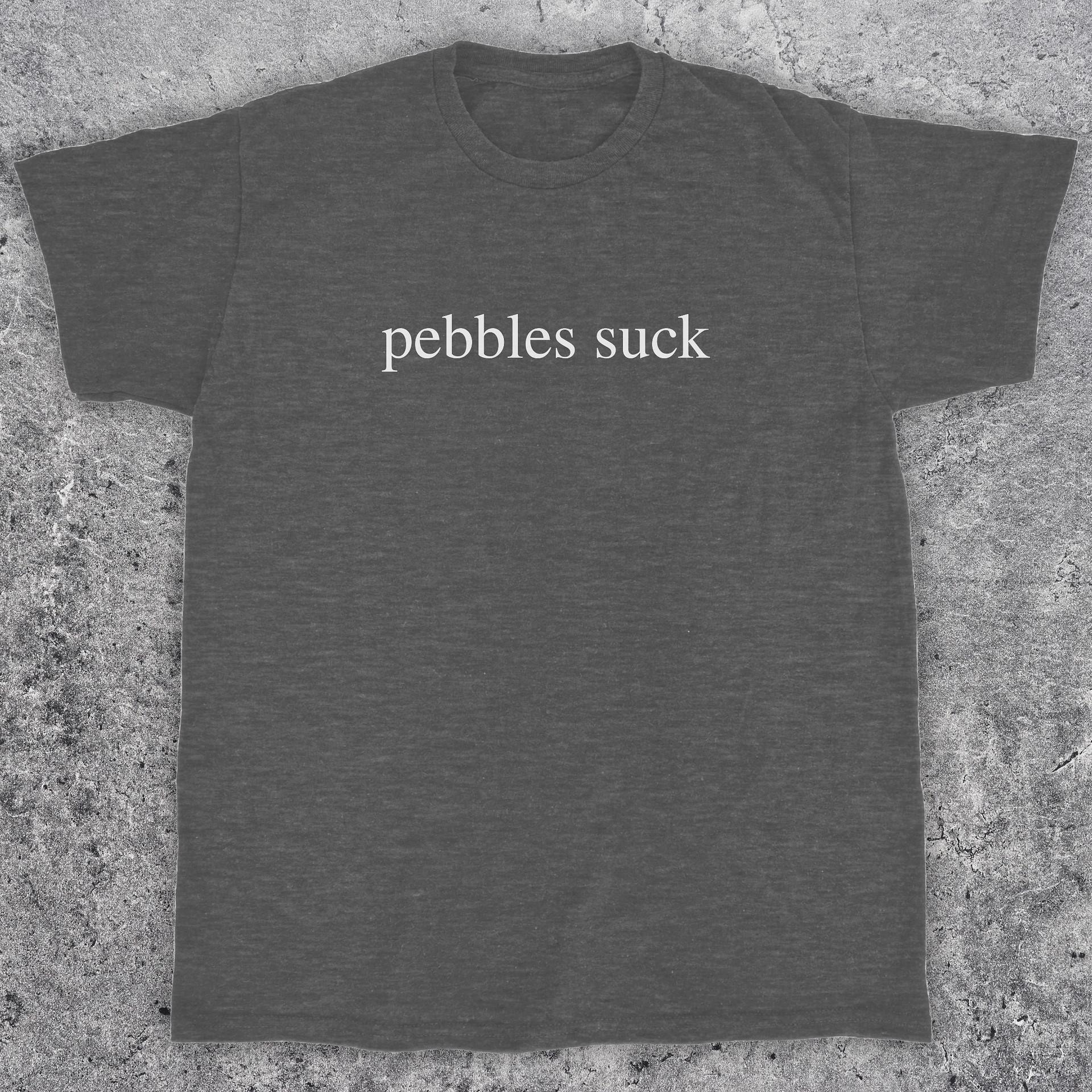 Pebbles suck, Funny skateboarding t-shirt, Unisex product image (1)