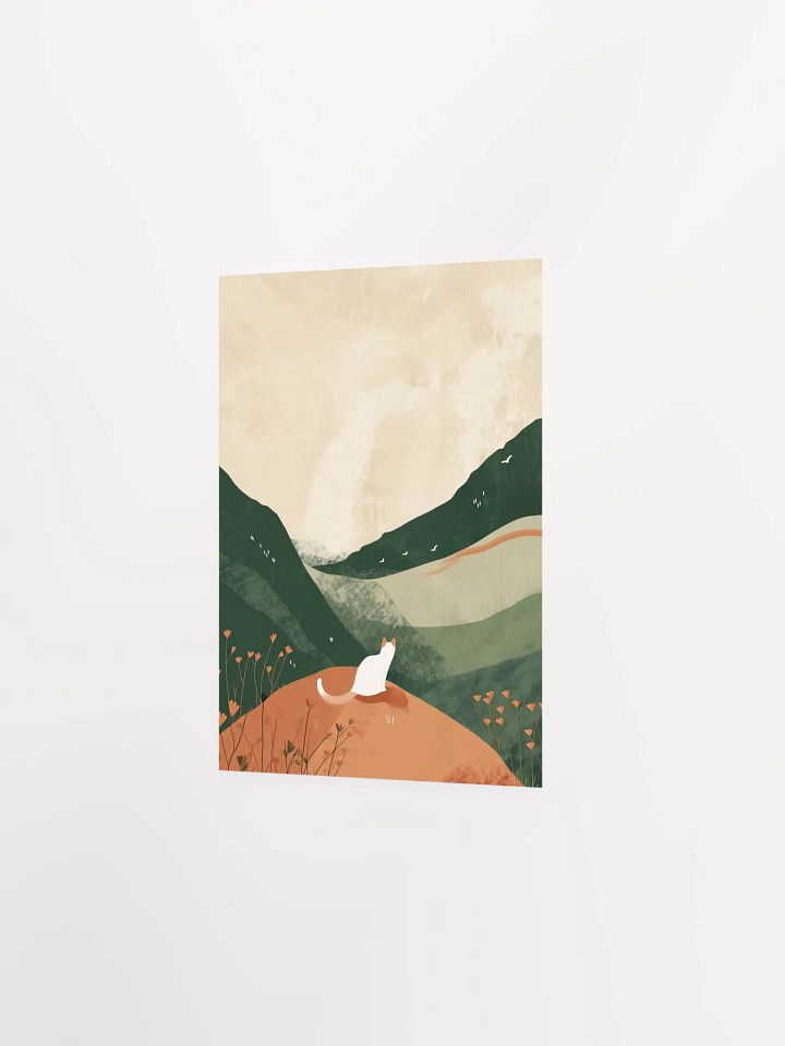 Mountain Cat Serenity Poster product image (4)