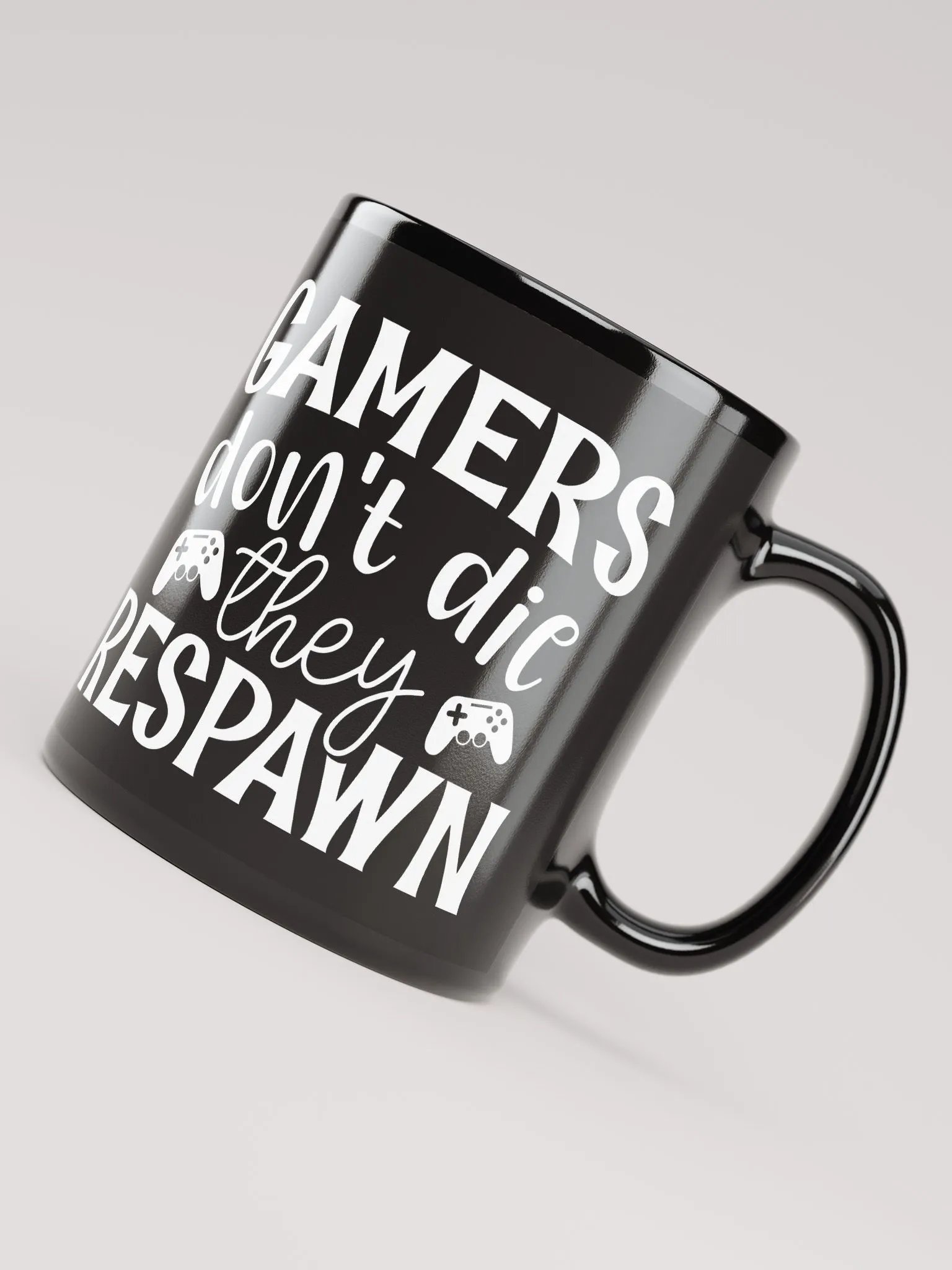 Gamers Don't Die They Respawn Mug product image (8)