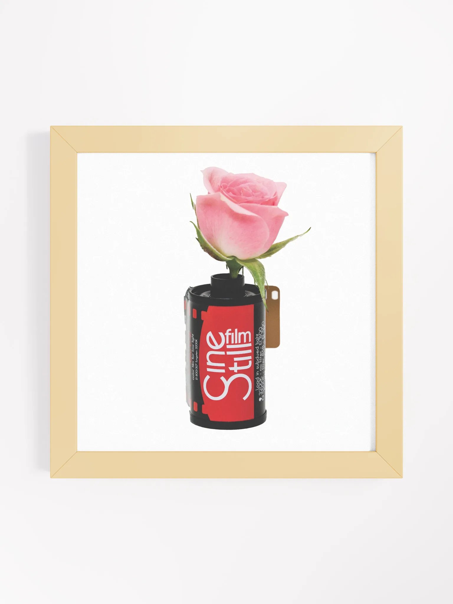 Cinestill Rose Framed Poster Print product image (4)