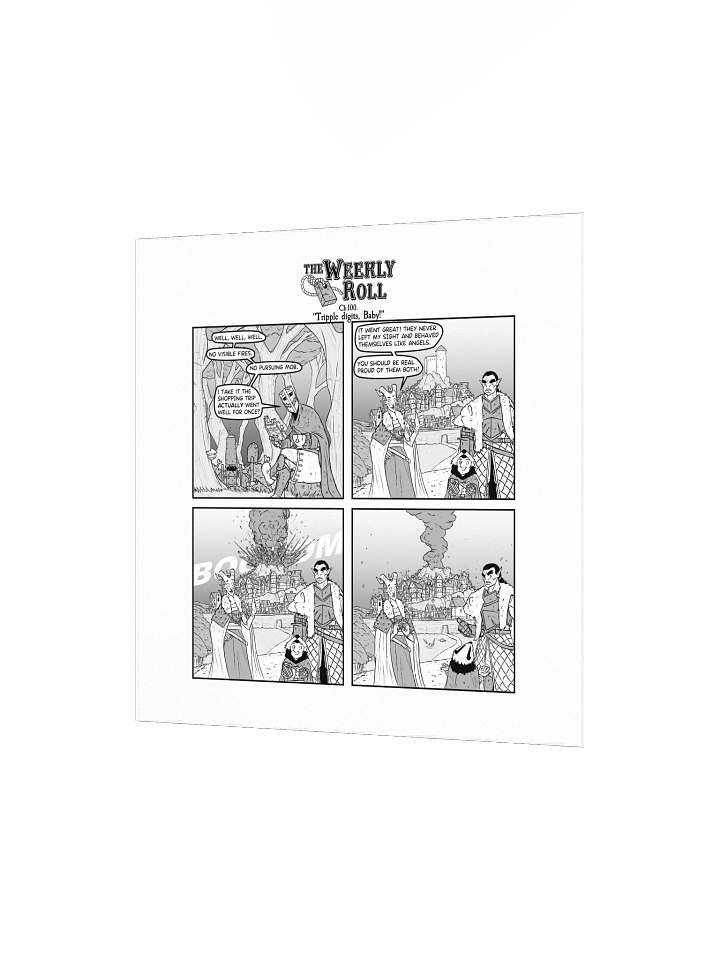 The Weekly Roll Ch. 100. Print Square product image (5)