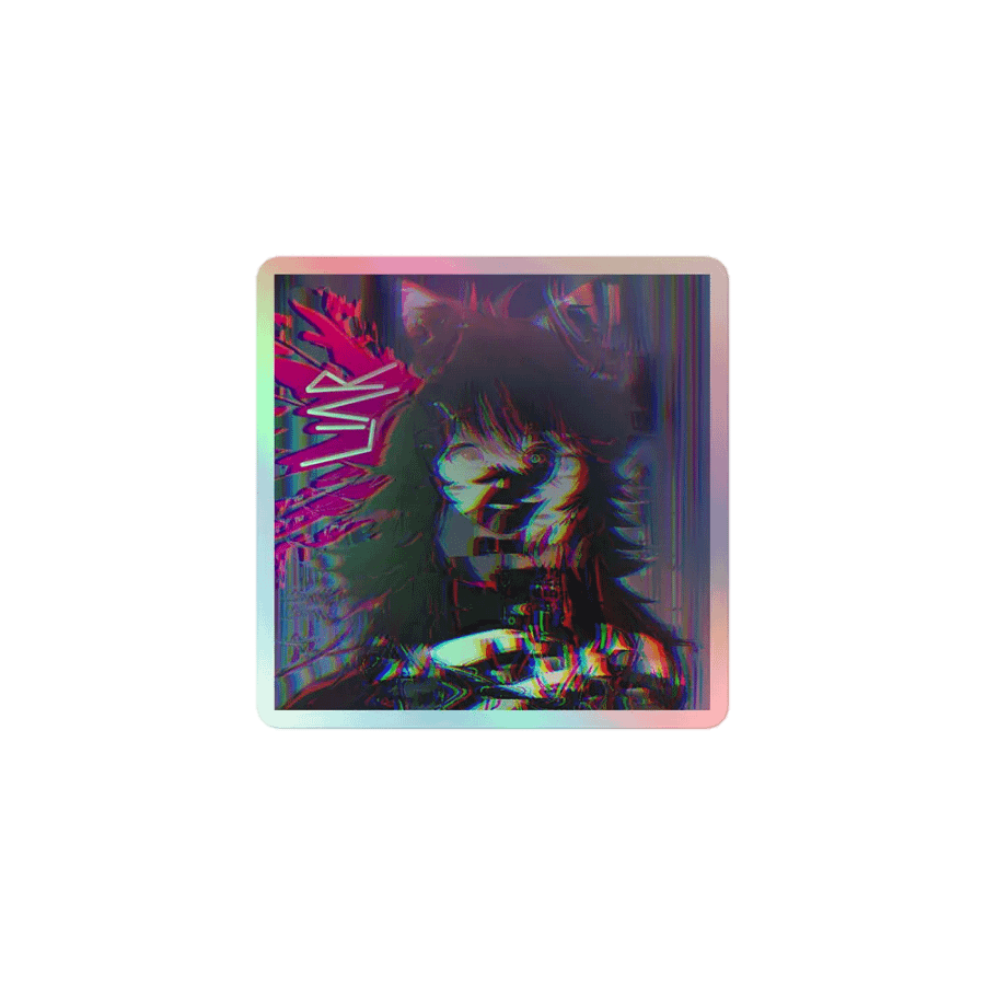 L I Ʌ R HOLO STICKER product image (1)