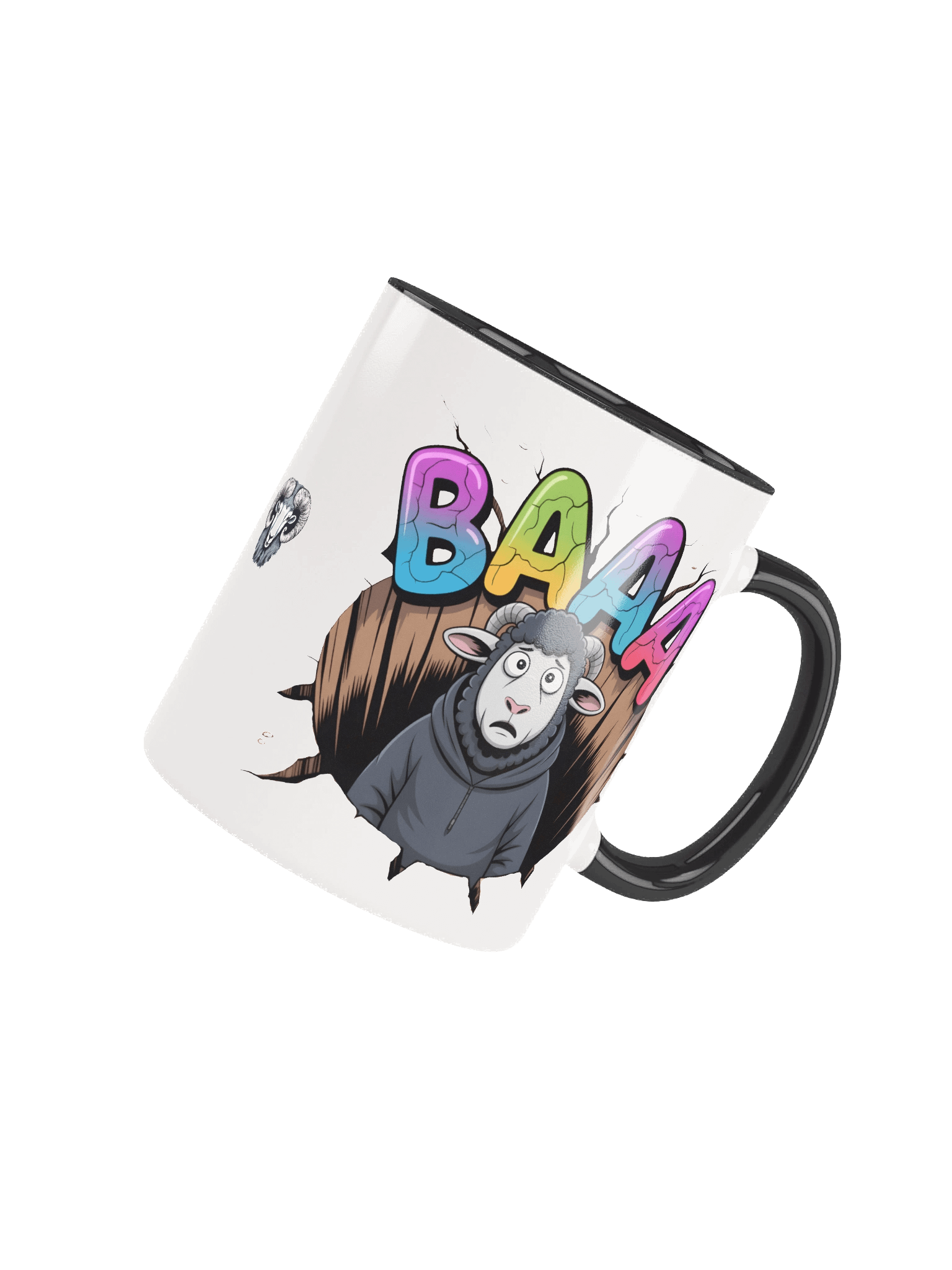 BAAA Surprised Sheep Coloured Mug product image (4)