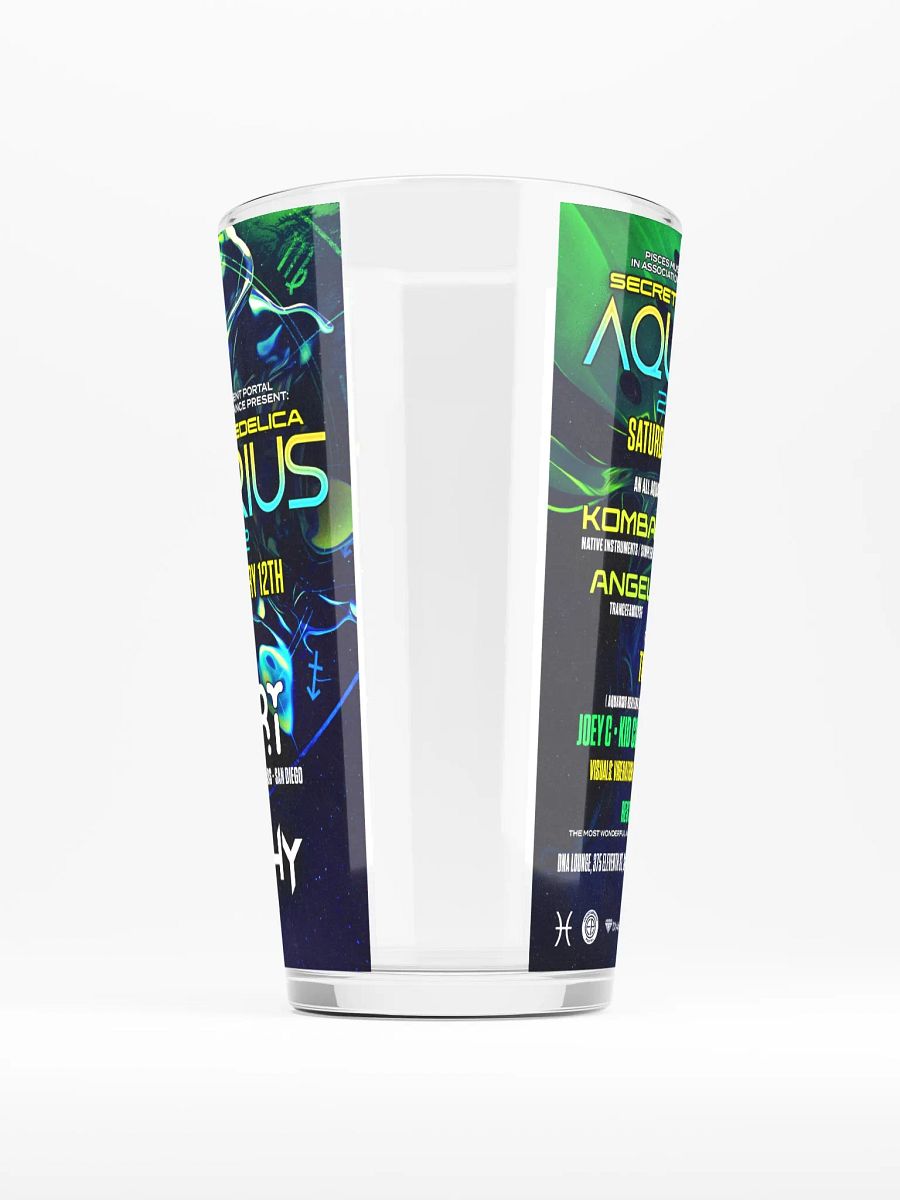 Aquarius 2022 Shaker Pint Glass product image (5)