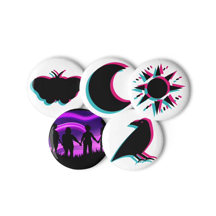 Lost Records: Bloom and Rage Pin Badges (Set 1) product image (2)