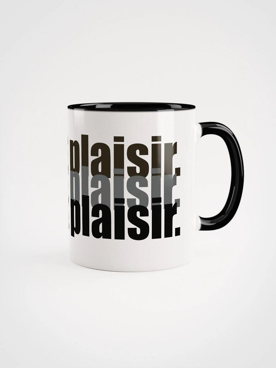 ''Ça fait plaisir'' Tasse en céramique avec couleur à l'intérieur product image (1)