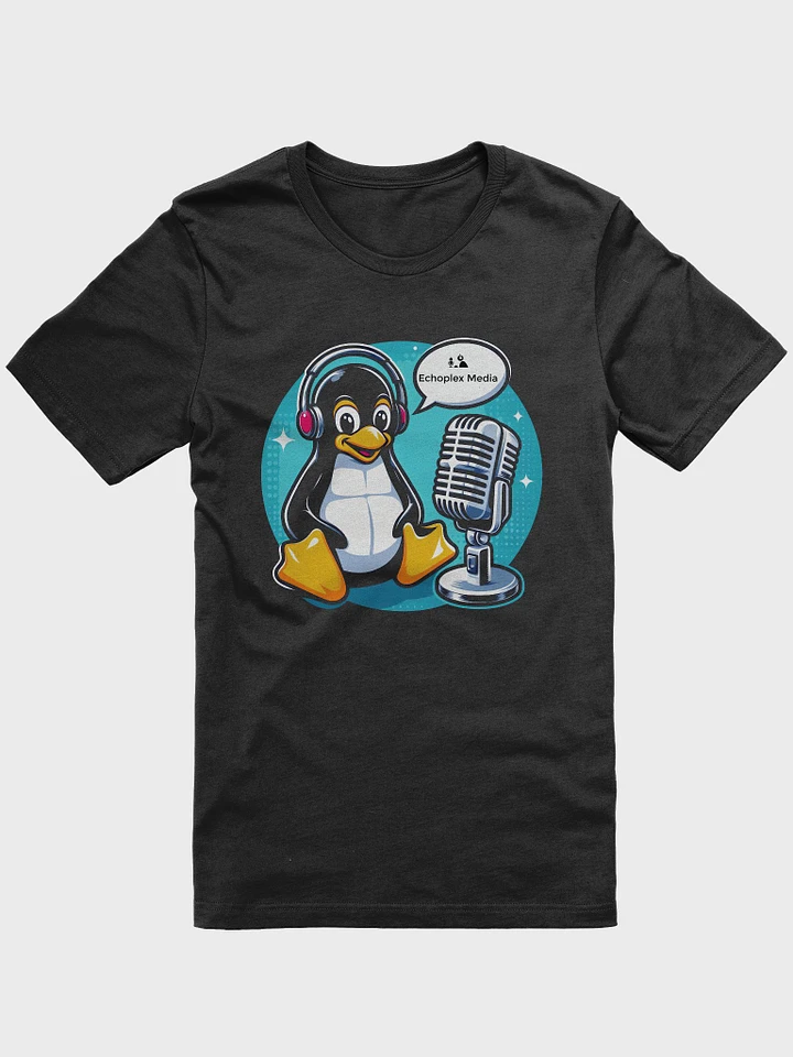 Tux Podcaster Logo Tee - Dark Colors product image (2)
