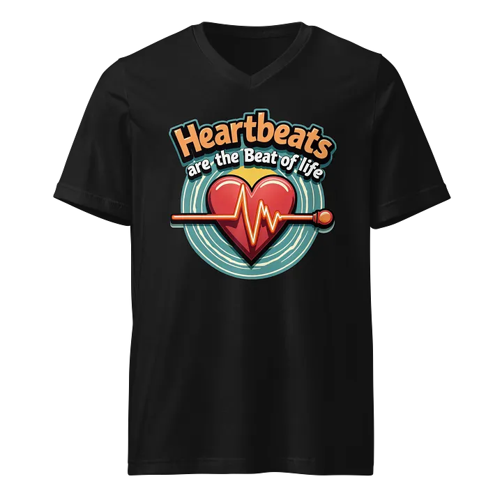 Heartbeat of Life V-Neck Tee product image (1)