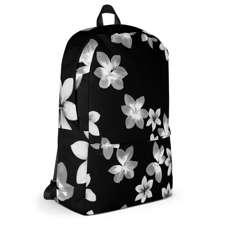 Volcanic Ash Translucent Caribbean Flower Print Backpack product image (8)