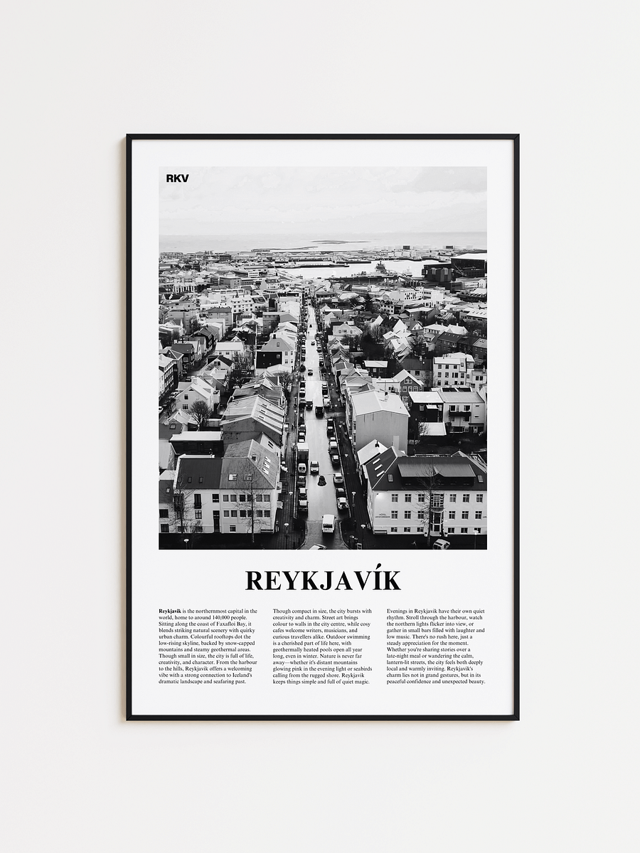 Reykjavik 02 Newspaper Poster product image (1)