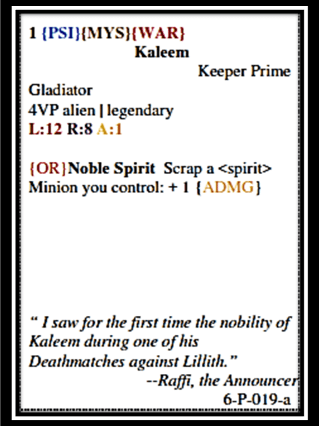 Ophidian 2350 CCG: Ophidian Legends Expansion Set (2005) (Digital Download) product image (1)