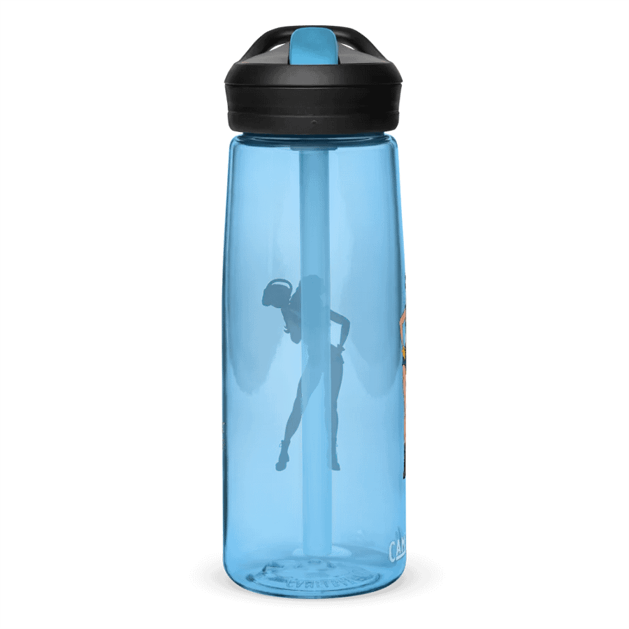 Brunette Chainsaw Betty Pinup Camelbak Waterbottle product image (2)