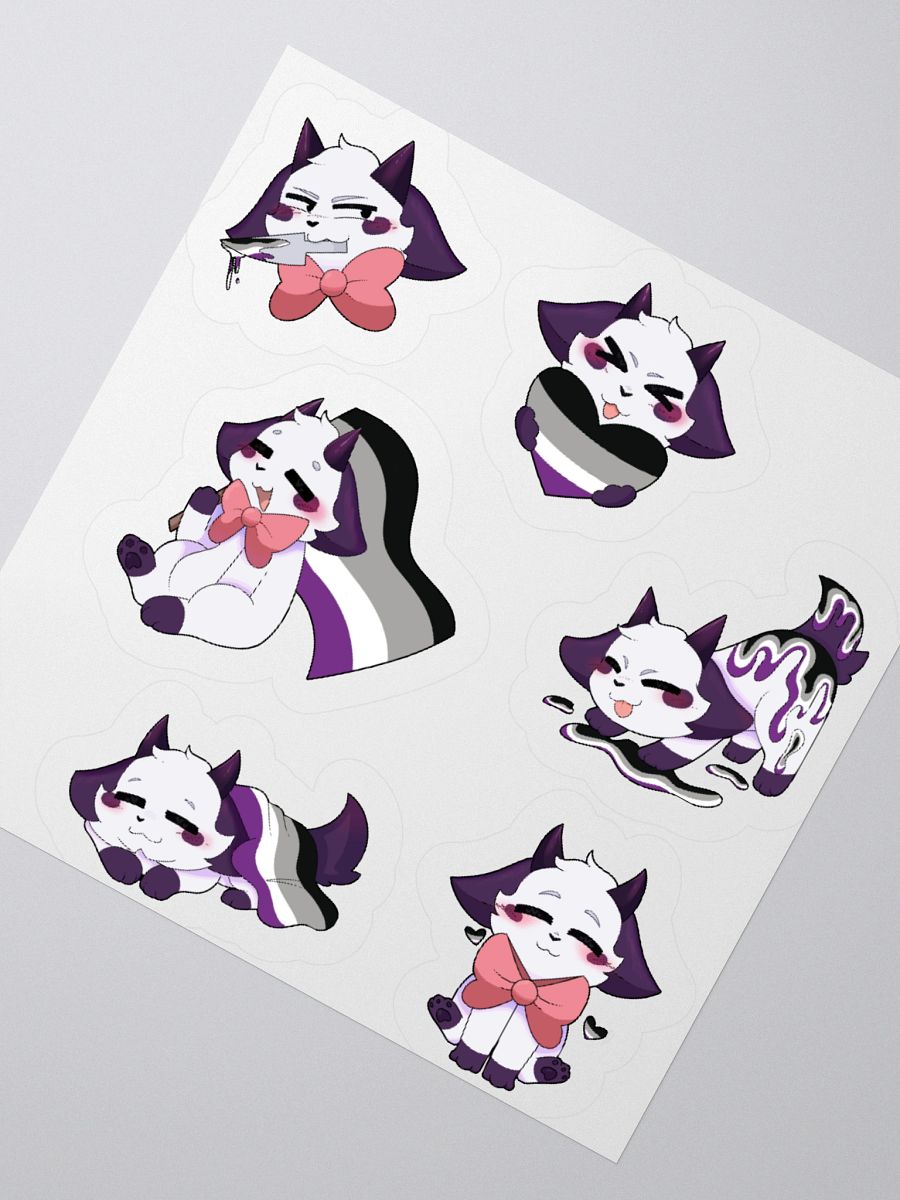PRIDE/ASexual Sticker sheet product image (2)