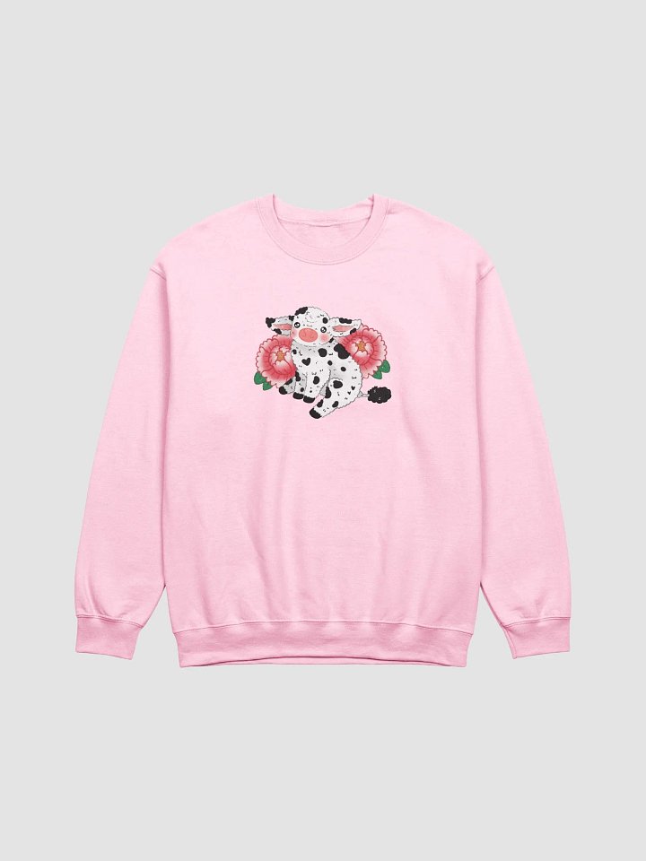 Peony Cow Sweatshirt product image (1)
