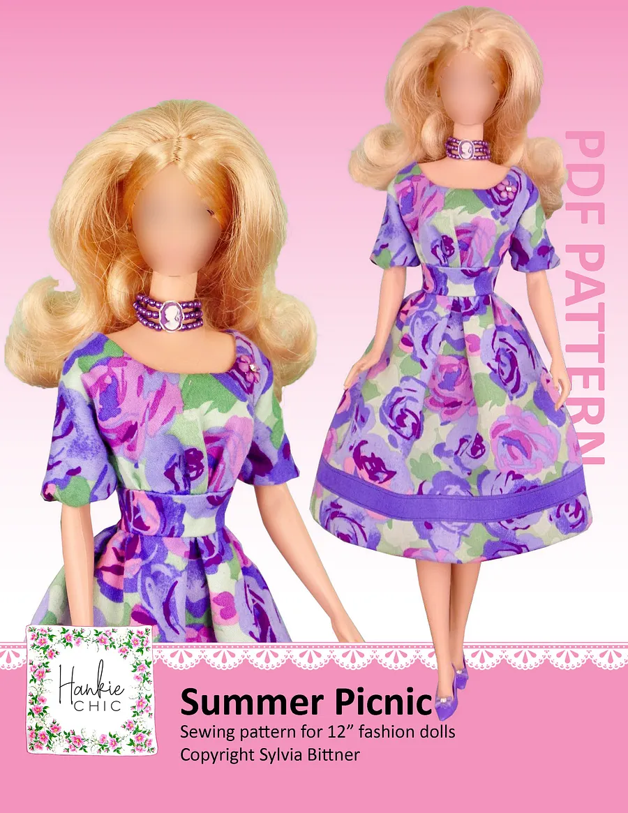 Summer Picnic sewing pattern for 12