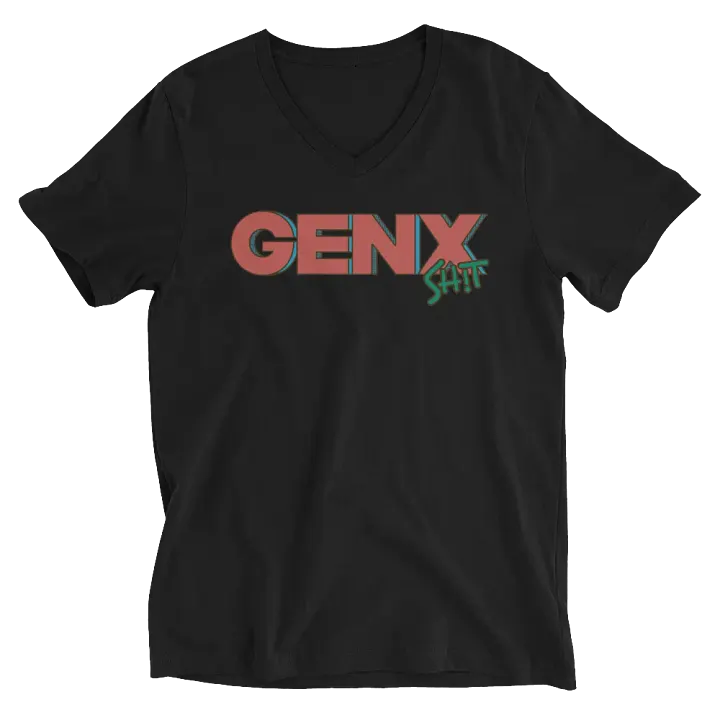 Hose Water Black V-Neck T-Shirt product image (2)